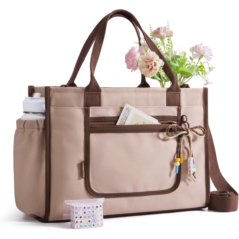 image:imageBAGSMART Personalized DIY Tote Bag for Women 206L24L Shoulder HandbagDark Pink