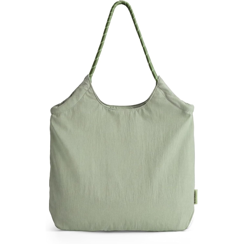 image:imageBAGSMART Tote Bag for Women Travel Tote Beach Bag with Zipper for GymForest Green