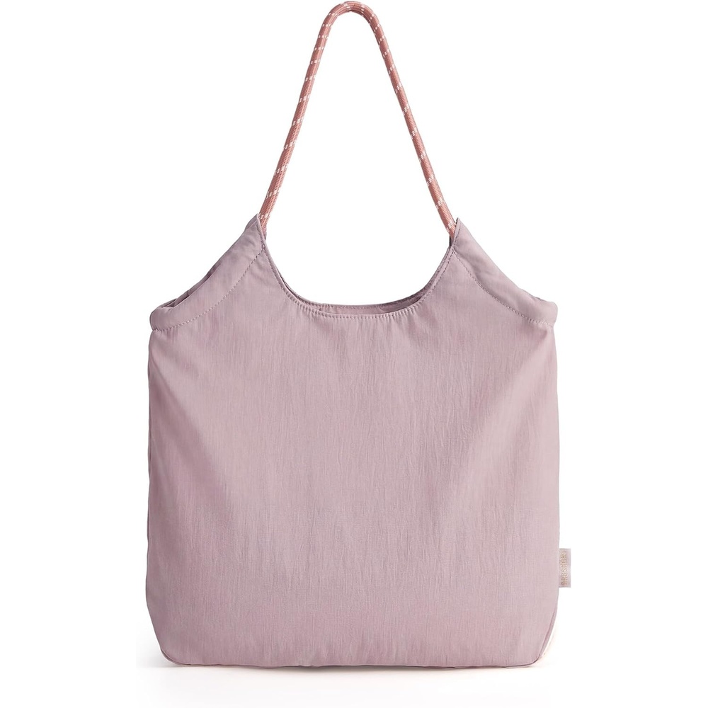 image:imageBAGSMART Tote Bag for Women Travel Tote Beach Bag with Zipper for GymMist Purple