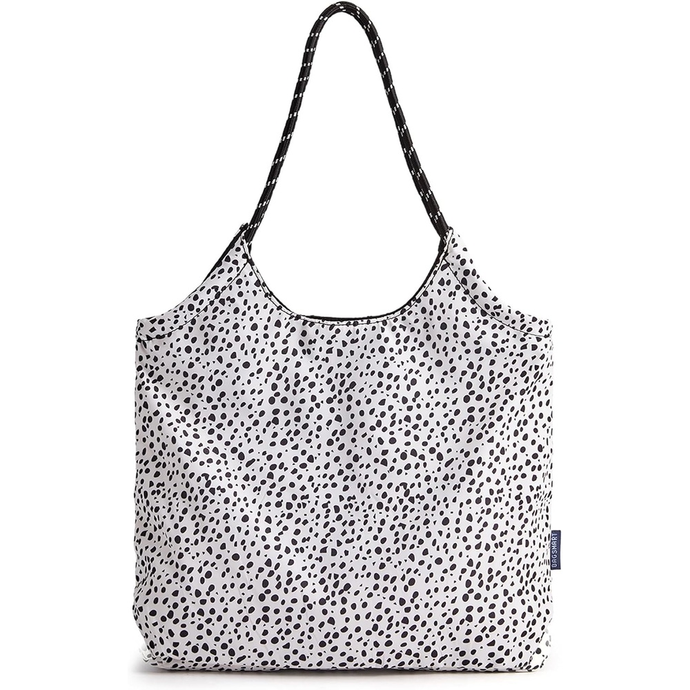 image:imageBAGSMART Tote Bag for Women Travel Tote Beach Bag with Zipper for GymSpotted Pattern