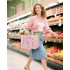 BAGSMART Beach Bag for Women, Water-resistant Rubber Tote Bag, Sandproof Vacation Essentials for Summer Swim Cruise Pool(Baby Pink)