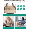BAGSMART Canvas Tote Bag for Women, Small Work Tote Bag with Zipper(Classic)