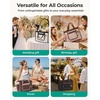 BAGSMART Personalized DIY Tote Bag for Women, 20.6L/24L Shoulder Handbag(Dark Pink)