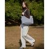 BAGSMART Puffy Tote Bag for Women, Lightweight Work Tote Handbag(Dark Grey)