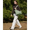 BAGSMART Puffy Tote Bag for Women, Lightweight Work Tote Handbag(Green)