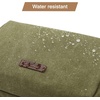 BAGSMART Toiletry Bag for Men, Canvas Travel Toiletry Organizer Dopp Kit Water-resistant Shaving Bag for Toiletries Accessories,Grey-Medium(Green)