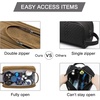 BAGSMART Toiletry Bag for Men, Canvas Travel Toiletry Organizer Dopp Kit Water-resistant Shaving Bag for Toiletries Accessories,Grey-Medium(Khaki)