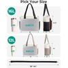BAGSMART Tote Bag for Women, Puffy Laptop Work College Shoulder Handbag(Forest Green)