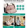 BAGSMART Tote Bag for Women, Puffy Laptop Work College Shoulder Handbag(Green)