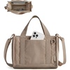 BAGSMART Corduroy Tote Bag for Women, Small College Teacher Laptop Handbag(Latte Brown)