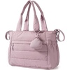 BAGSMART Diaper Bag Tote, Hospital Bag for Labor Delivery Travel Baby Tote(Mauve Brown)
