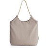BAGSMART Tote Bag for Women, Travel Tote Beach Bag with Zipper for Gym(Camel)