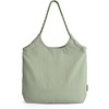 BAGSMART Tote Bag for Women, Travel Tote Beach Bag with Zipper for Gym(Forest Green)