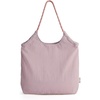 BAGSMART Tote Bag for Women, Travel Tote Beach Bag with Zipper for Gym(Mist Purple)