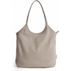 BAGSMRT Corduroy Tote Bag for Women with Zipper Casual Shoulder Bag(Brown)