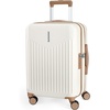 BAGSMART 20″ Spinner Carry-On, PC Hardside Expandable, TSA Lock, Pink(Beige)