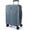BAGSMART Carry On Luggage 22x14x9 Airline Approved, Expandable Suitcase with Wheels, Pink Lavender(Royal Blue)