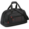 BAGSMART Gym Bag for Men, Expandable Lightweight Workout with Shoe Compartment & Wet Pocket, Water Resistant Weekender Bag, Black