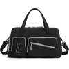 BAGSMART Gym Bag with Shoe Compartment – 29L Personal Travel Duffle Bag for Women & Men – Weekender Overnight Carry On Bag