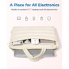BAGSMART 13-14 Inch Laptop Sleeve with Handle Slim Protective Case for Work(S-Light Beige)
