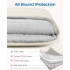 BAGSMART 13-14 Inch Laptop Sleeve with Handle Slim Protective Case for Work(S-Light Beige)