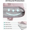 BAGSMART Laptop Sleeve 15.6 Inch Puffer Slim Protective Case for Women(Light Beige)