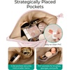 BAGSMART Makeup Bag Travel Toiletry Bag, Cute Make Up Bag, Large Capacity Cosmetic Bags for Women, Wide-open Makeup Pouch Travel Essentials Toiletries Accessories Brushes (Pink)(Pink)