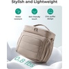 BAGSMART Puffy Insulated Lunch Bag, Lightweight Large 14L Double Deck