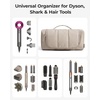 BAGSMART Travel Hair Tool Organizer for Dyson Airwrap, with Heat Mat(Olive green)