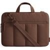 BAGSMART 13-14 Inch Laptop Sleeve with Handle Slim Protective Case for Work(Coffee Brown)