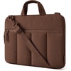 BAGSMART 13-14 Inch Laptop Sleeve with Handle Slim Protective Case for Work(N-coffee Brown)