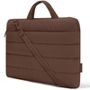 BAGSMART 13-14 Inch Laptop Sleeve with Handle Slim Protective Case for Work(R-Coffee Brown)