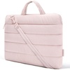 BAGSMART 13-14 Inch Laptop Sleeve with Handle Slim Protective Case for Work(S-Baby Pink)