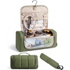 BAGSMART Hair Tool Travel Bag Compatible with Shark FlexStyle, Wide Open(Olive green)