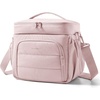 BAGSMART Puffy Insulated Lunch Bag, Lightweight Large 14L Double Deck