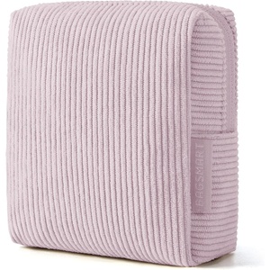 BAGSMART Small Corduroy Makeup Bag, Cosmetic Pouch for Women with Pocket(01-Lavender Purple Mini)