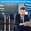 BAGSMART Laptop Bag, 15.6 Inch Briefcase Men, Lockable Computer Bag Work Bag, Water-Repellent Shoulder Messenger Bag Travel Office Business, Black(Black-18.4 Inch)