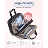BAGSMART Women’s Rolling Laptop Bag for 15.6 Inch Laptop, Black