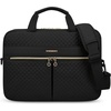 BAGSMART Laptop Bag, 15.6/17.3 Inch Briefcase for Women Large Laptop Case Computer Bag Office Travel Business, Black(Black)