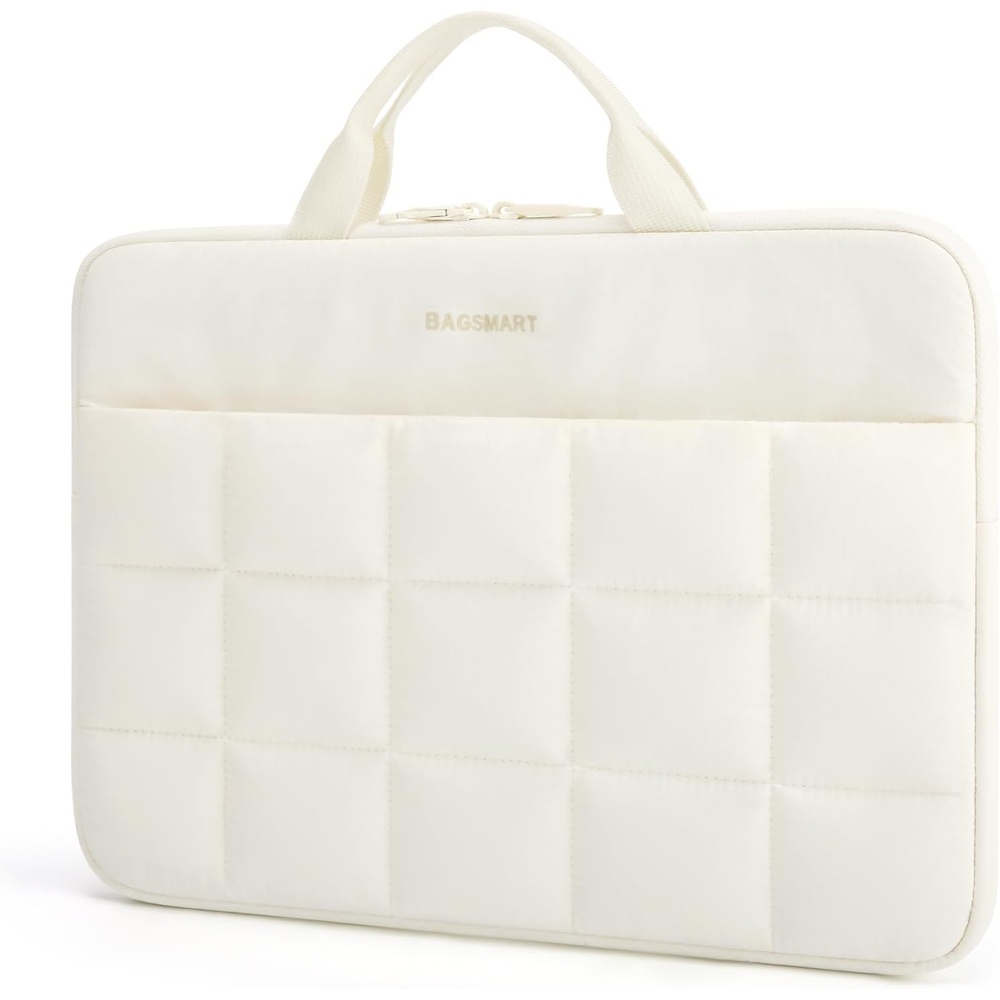 image:imageBAGSMART Laptop Case with Handle Puffy Laptop Sleeve Bag for Women