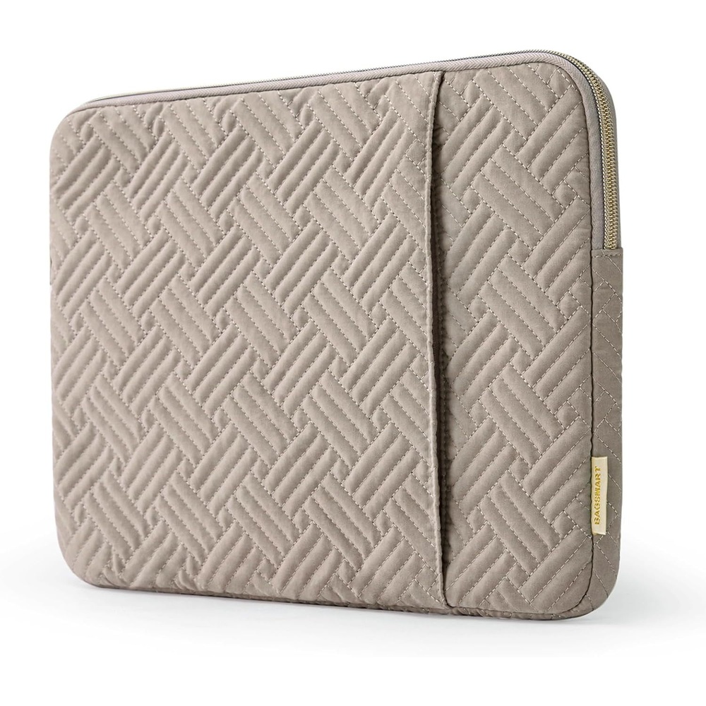 image:imageBAGSMART Lightweight Laptop Sleeve with Pocket Protective Laptop CaseWarm Tan