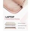 BAGSMART Laptop Case 15-16 inch with Handle, Laptop Bag Sleeve Padded(Beige)