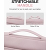 BAGSMART Laptop Case 15-16 inch with Handle, Laptop Bag Sleeve Padded(Pink)