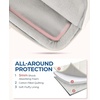 BAGSMART Laptop Case with Handle, Puffy Laptop Sleeve Bag for Women