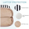 Laptop Sleeve Bag, BAGSMART Laptop Case Compatible with MacBook Air/Pro Retina,13-13.3 inch Notebook Compatible with MacBook Pro 14 inch 2021 2022 M1 Pro/Max A2442, Computer Bag with Pocket, Black