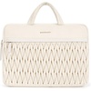 BAGSMART 15.6-16 Inch Laptop Case, Padded Laptop Bag Sleeve for MacBook Pro(Beige)