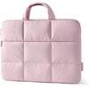 BAGSMART Laptop Sleeve 15-16 Inch Puffy Lightweight Protective Case(Baby Pink)