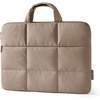 BAGSMART Laptop Sleeve 15-16 Inch Puffy Lightweight Protective Case(Brown)