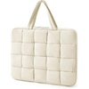 BAGSMART Laptop Sleeve 15-16 Inch Puffy Lightweight Protective Case(N-beige)