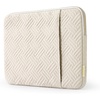 BAGSMART Lightweight Laptop Sleeve with Pocket, Protective Laptop Case(Beige)